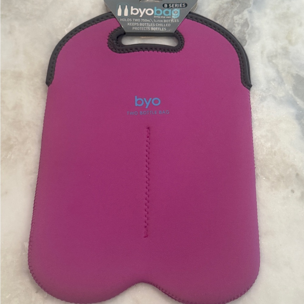 BYO Purple Two Bottle Bag
